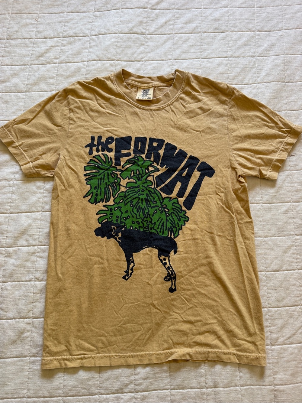 The Format Merch Band Shirt from NY concert